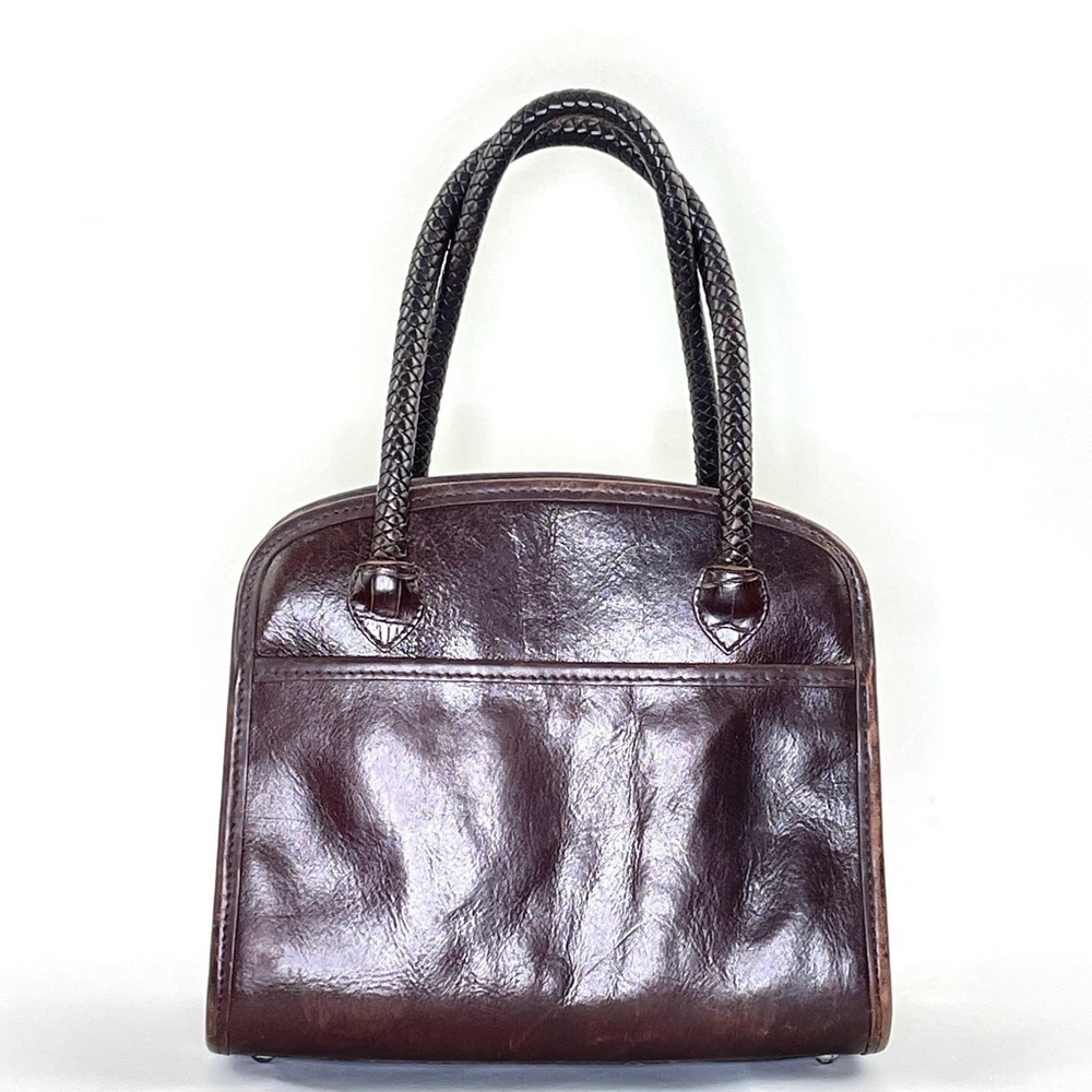 Brighton Brown Leather Croc Embossed Purse Silver hardware Zip Closure - Picture 8 of 12